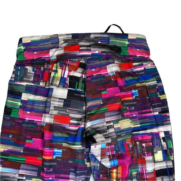 Danskin Multi Colored Mid Calf High Rise Active Wear Leggings