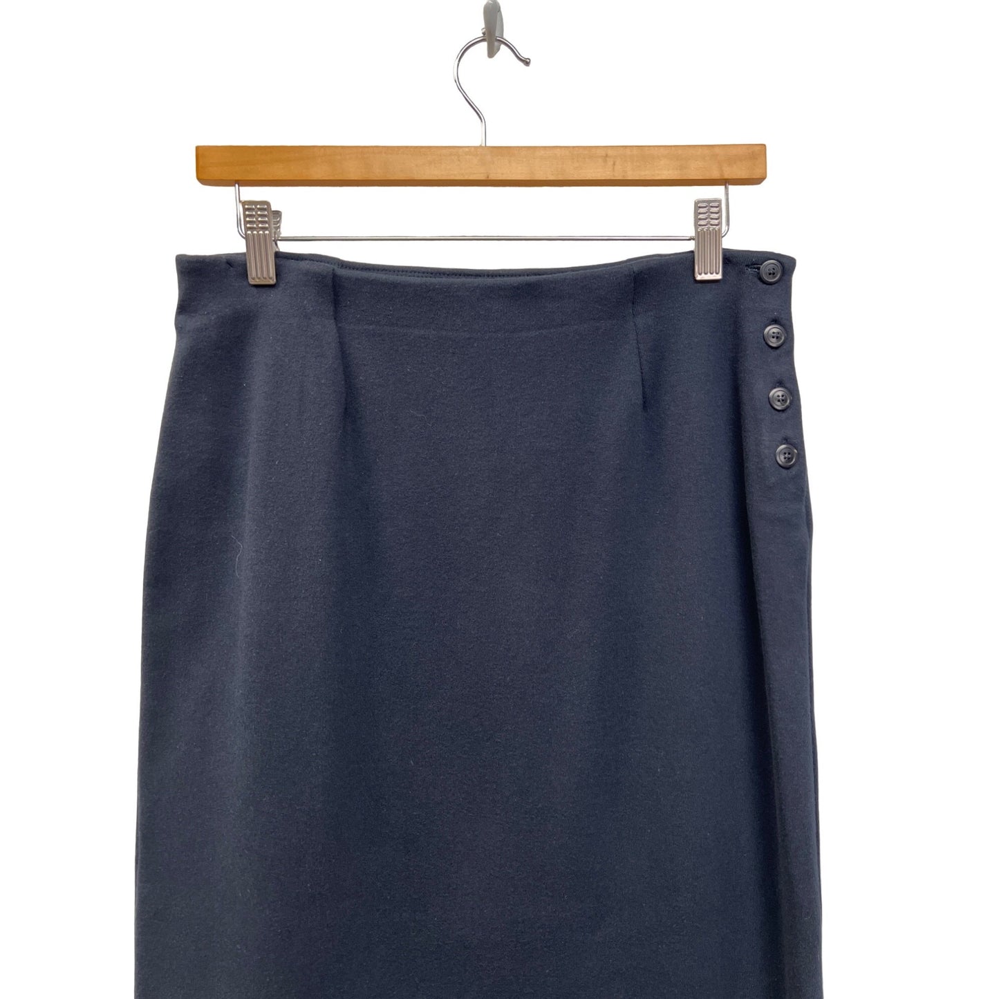 Jones New York Sport Petite Navy Blue Midi Pencil Skirt