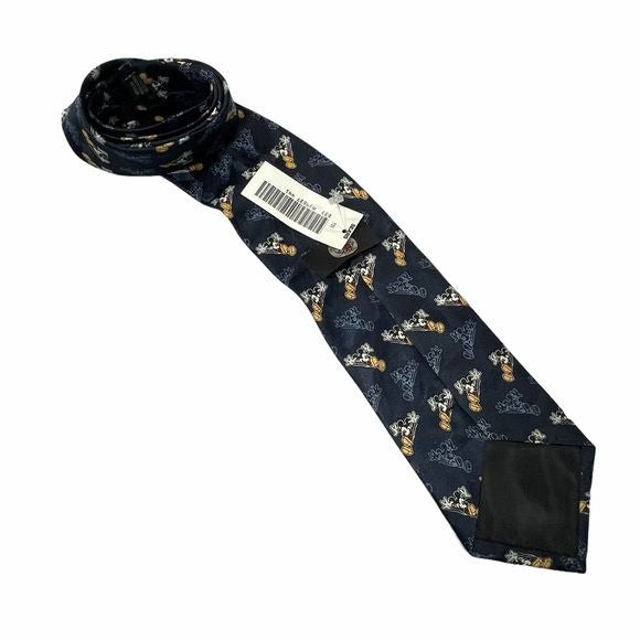 Mickey Mouse Graphic Navy Tie