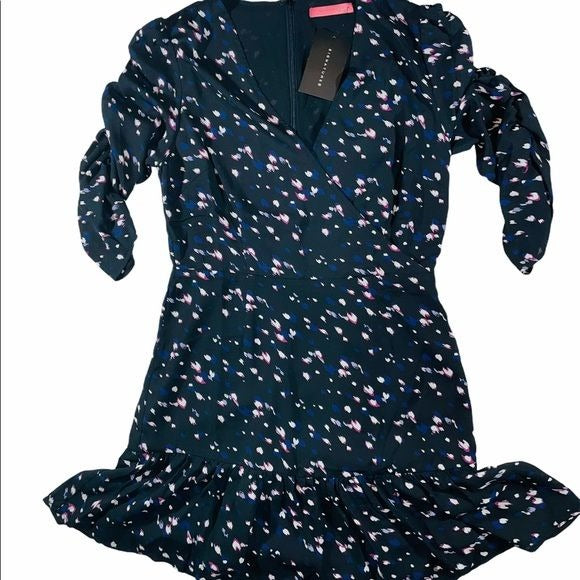 Signature8 NWT Wrap Style Floral Print Dress