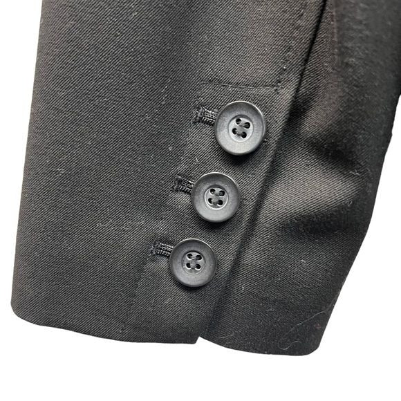 Valerie Stevens Petite Black Career Blazer