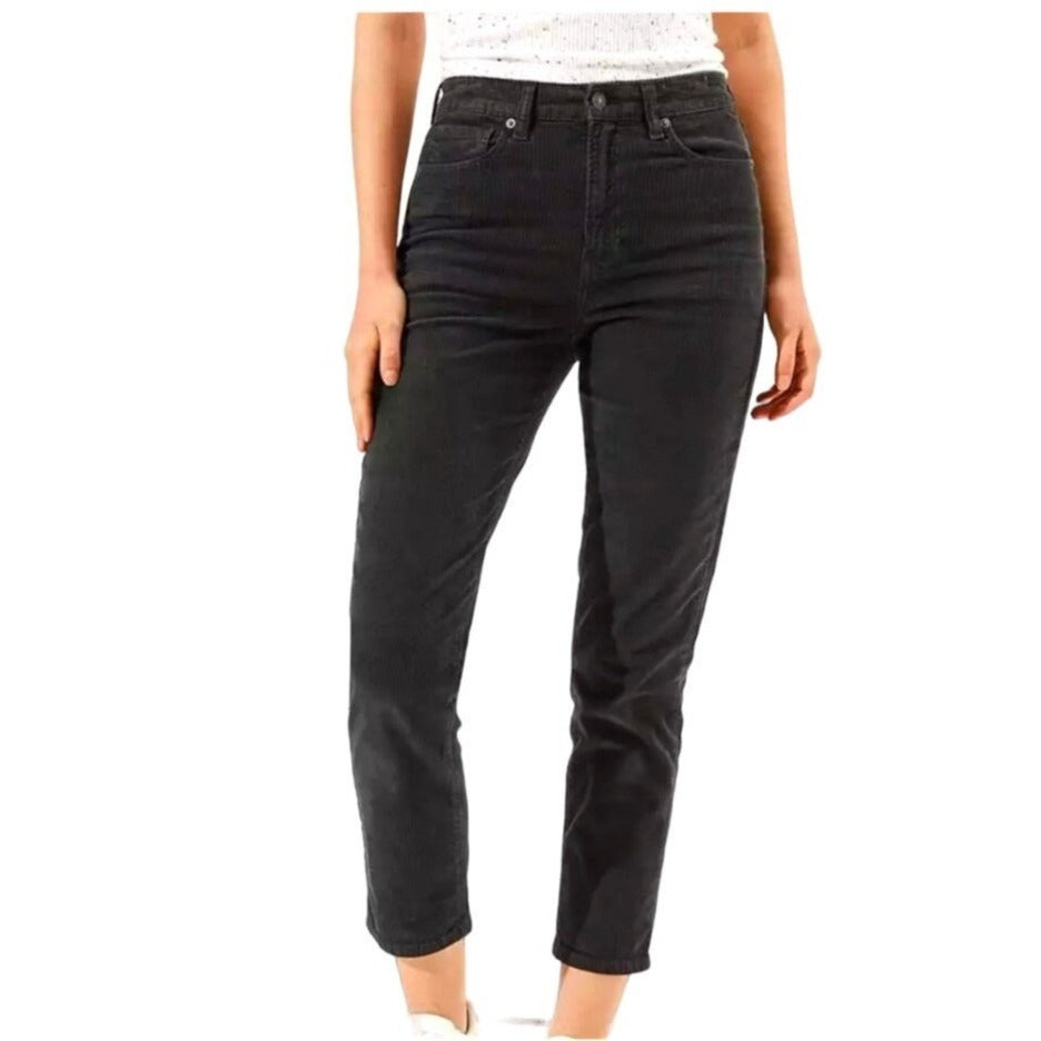 American Eagle Super Stretch Dark Gray Corduroys