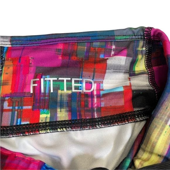 Danskin Multi Colored Mid Calf High Rise Active Wear Leggings