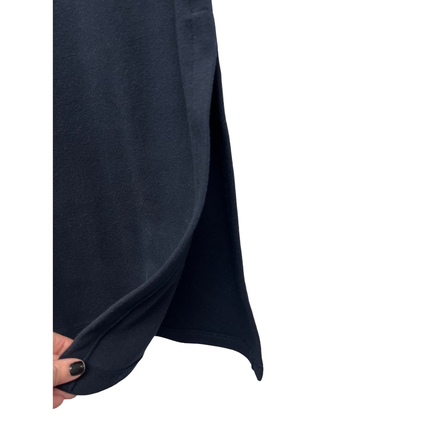 Jones New York Sport Petite Navy Blue Midi Pencil Skirt