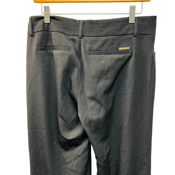 Michael Michael Kors Black Straight Leg Dress Pants