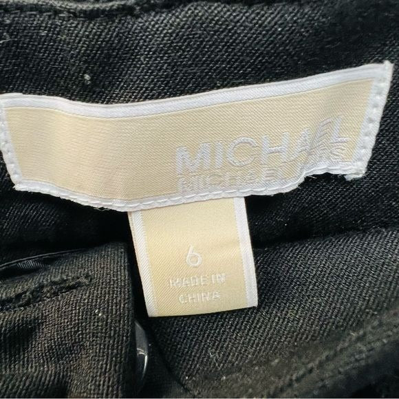 Michael Michael Kors Black Straight Leg Dress Pants