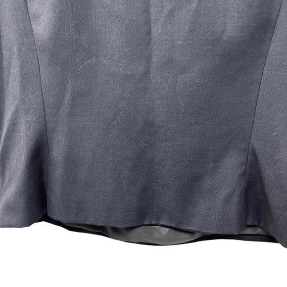 Calvin Klein Navy Sleeveless Career Top