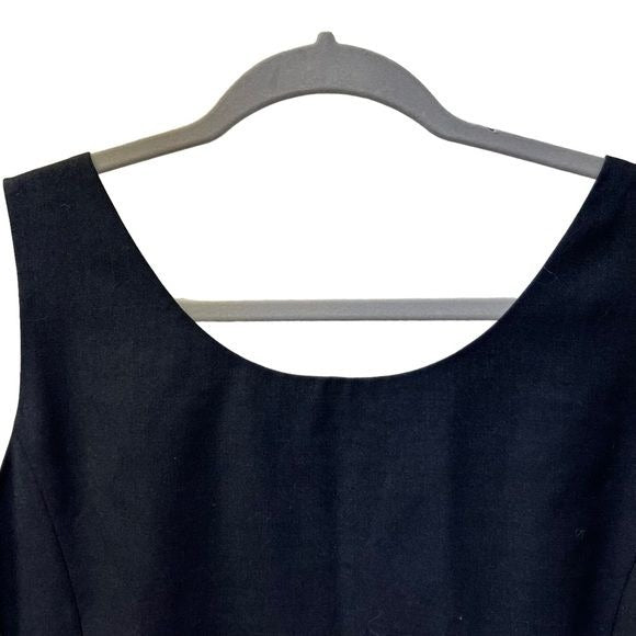 Calvin Klein Navy Sleeveless Career Top