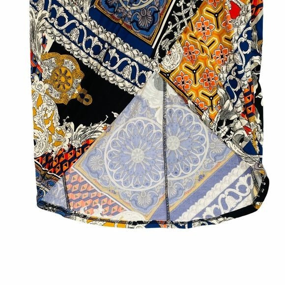 Cameo Multi Color Bodycon Wrap Dress