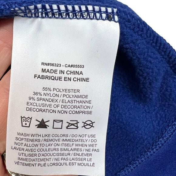 Nike Mock Turtleneck Royal Blue Pullover With Side Zip
