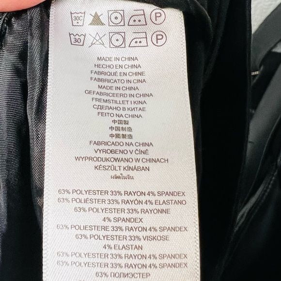 Michael Michael Kors Black Straight Leg Dress Pants