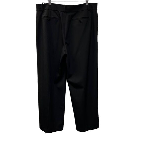 Lauren Ralph Lauren Black Straight Leg Dress Pants