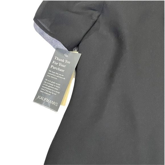 Amanda Smith NWT Black Short Sleeve Career Blouse