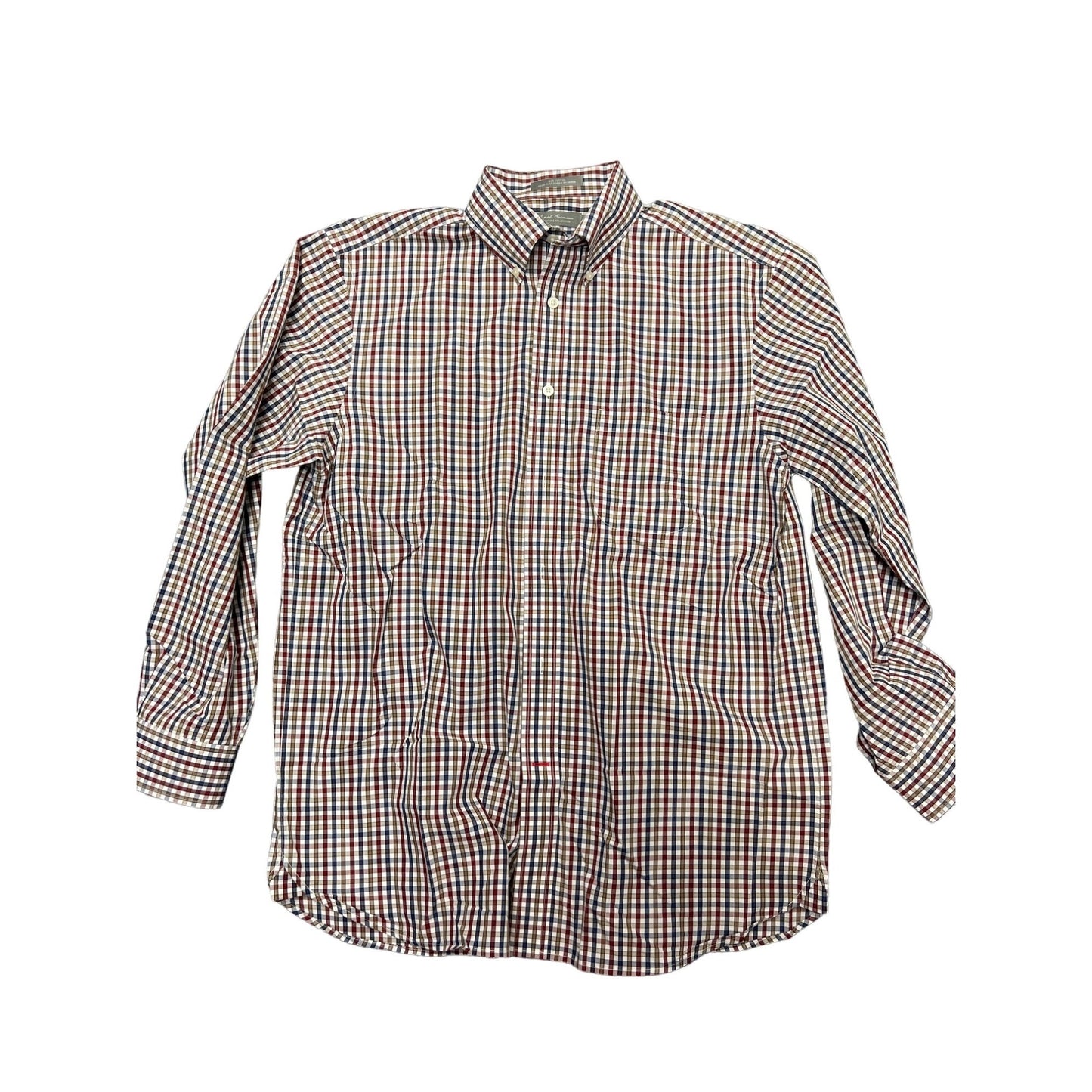 Daniel Cremieux Signature Collection Checked Button Down Oxford Shirt