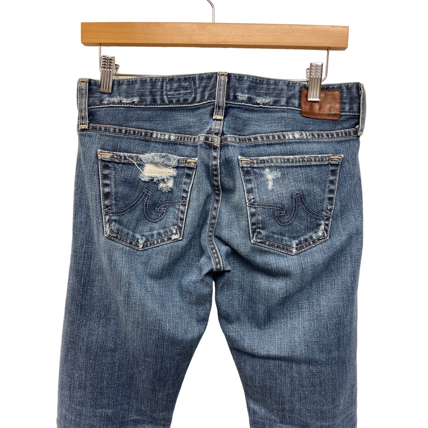 AG Adriano Goldschmied The Tomboy Relaxed Straight Distressed Jeans