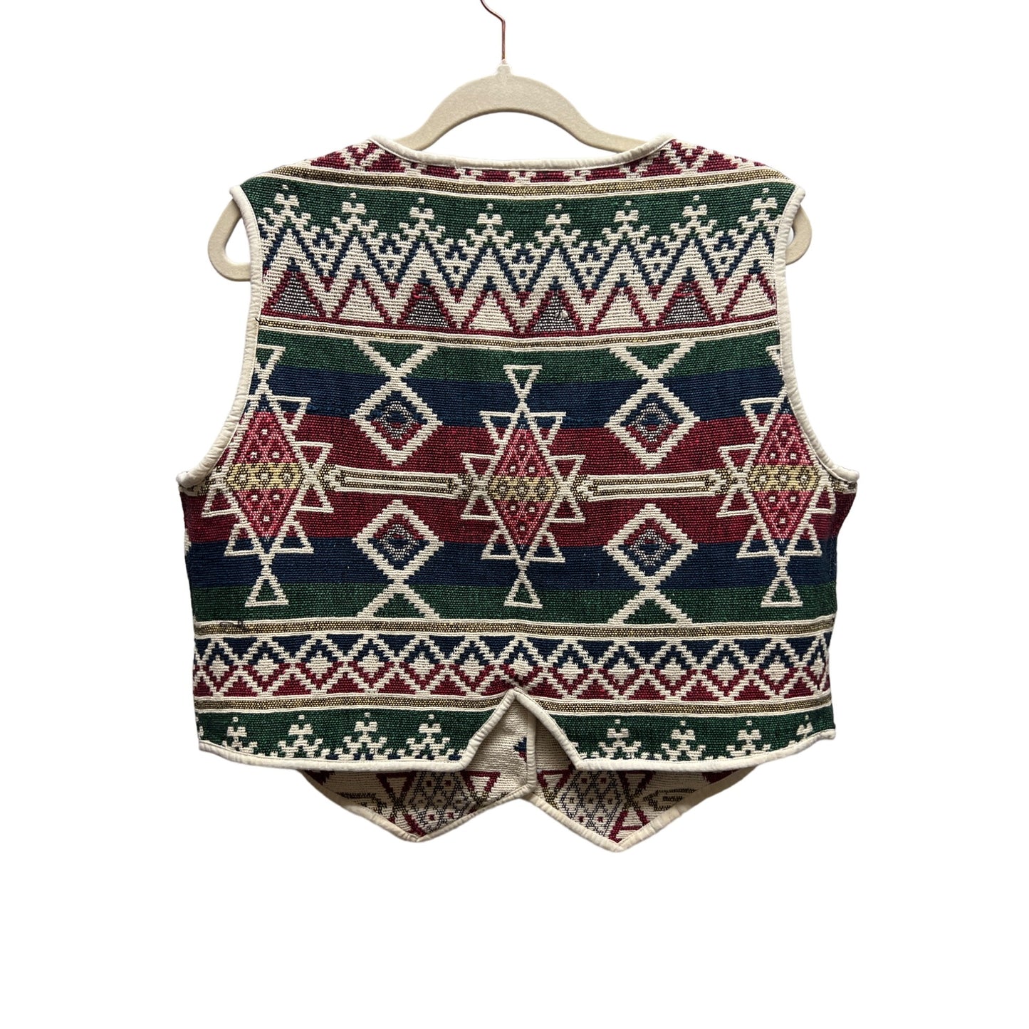 NeoNostalgia Vintage 90's Tapestry Fair Isle Aztec Vest