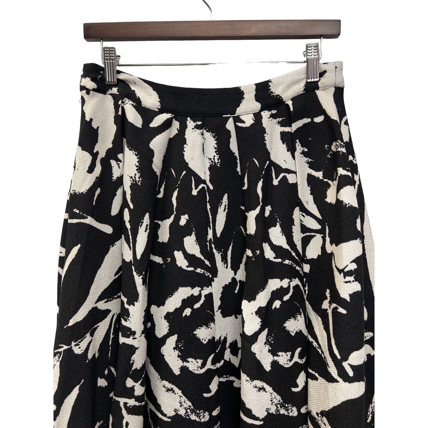 Lucy Paris Floral Pleated Midi Skirt