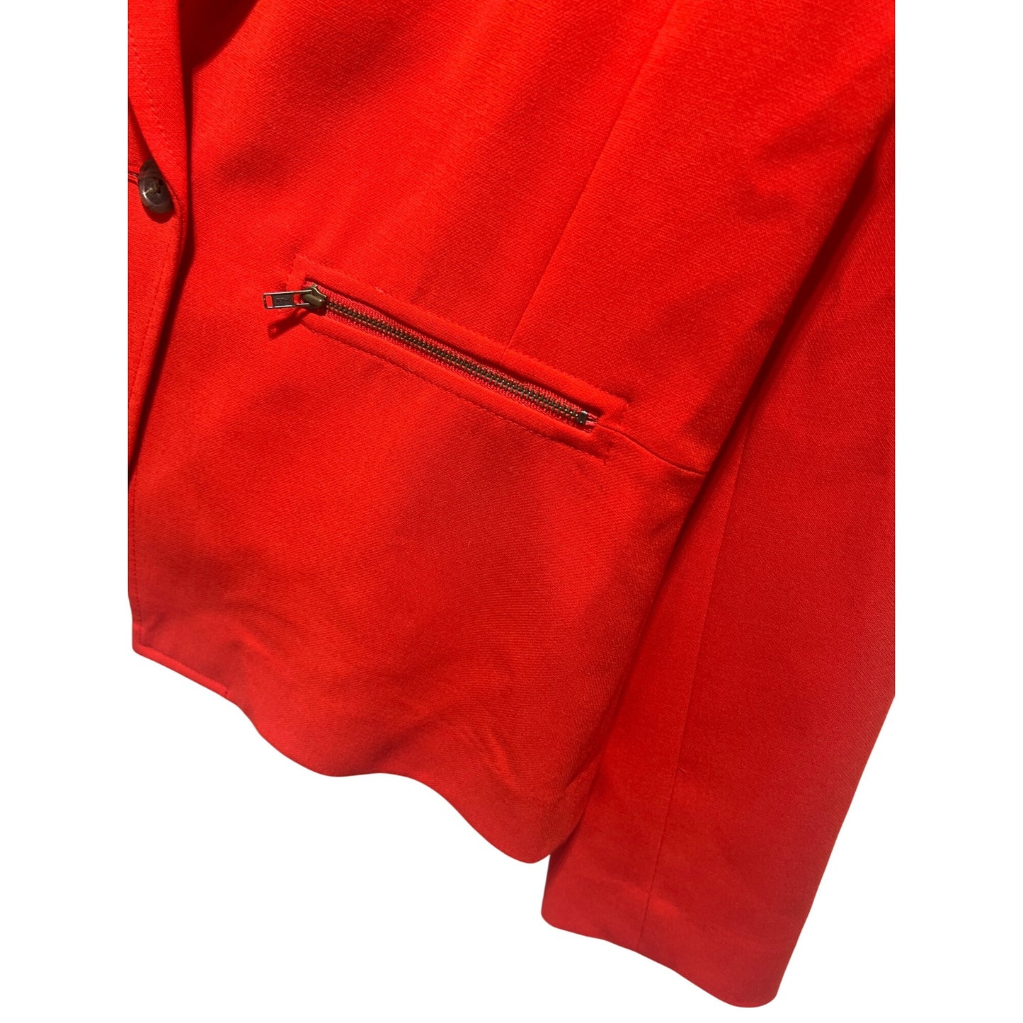 Trouvé Womens Red Cayenne Blazer Jacket With Zipper Pockets Size M Nordstrom NWT