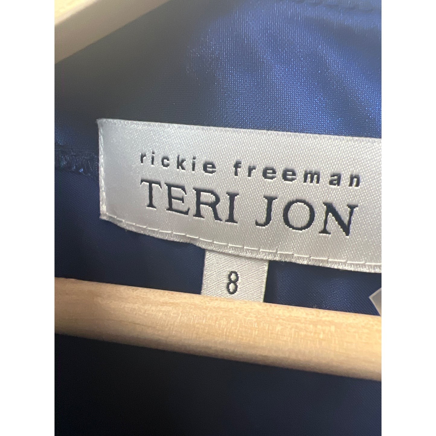 Rickie Freeman for Teri Jon NWT Saphire Taffeta Trumpet Gown