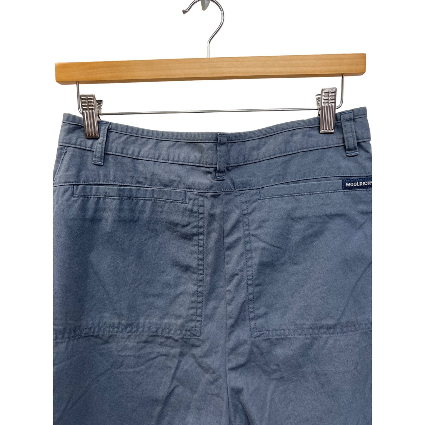 Woolrich Blue Cotton Bermuda Shorts