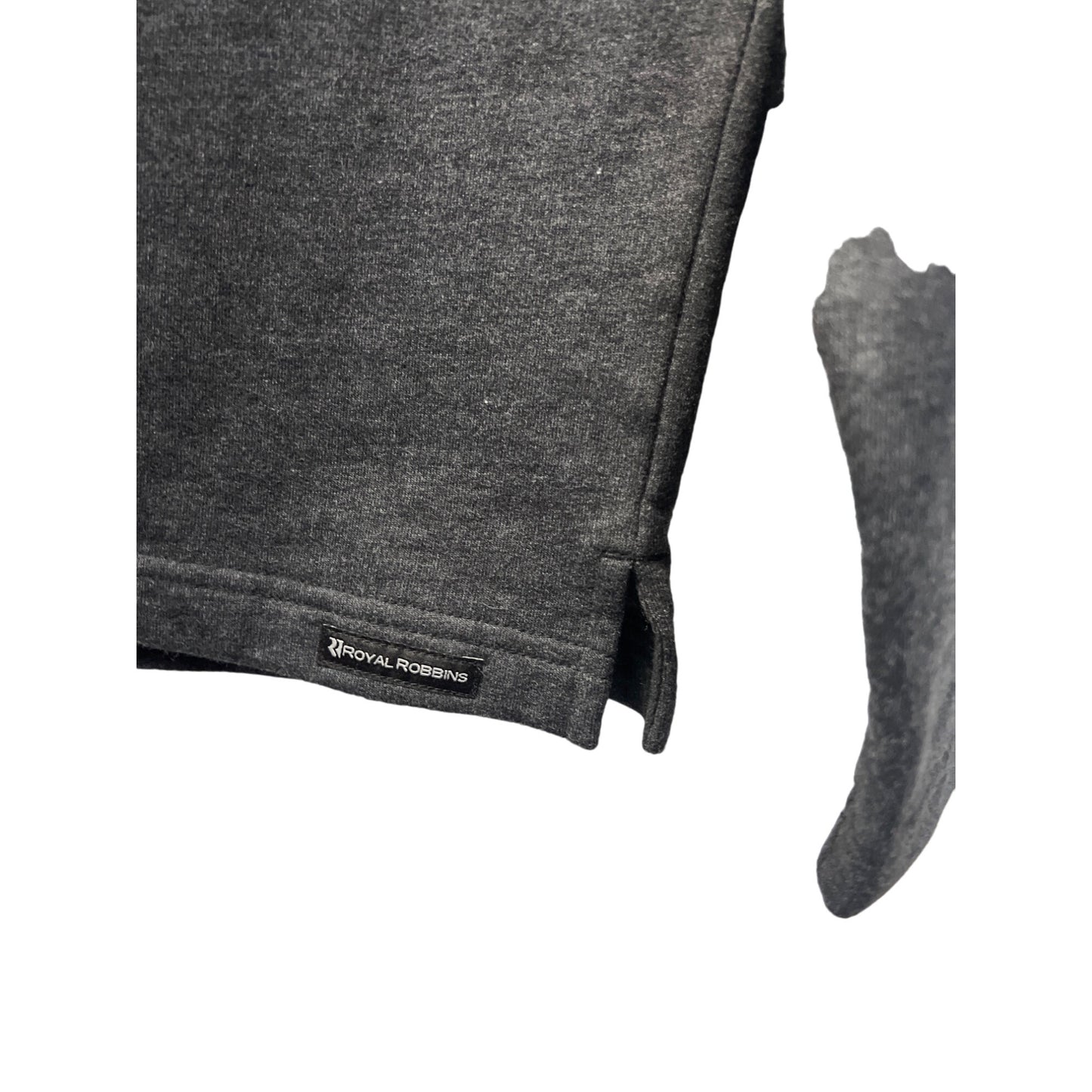 Royal Robbins Dark Gray V-Neck Soft Knit Sweatshirt