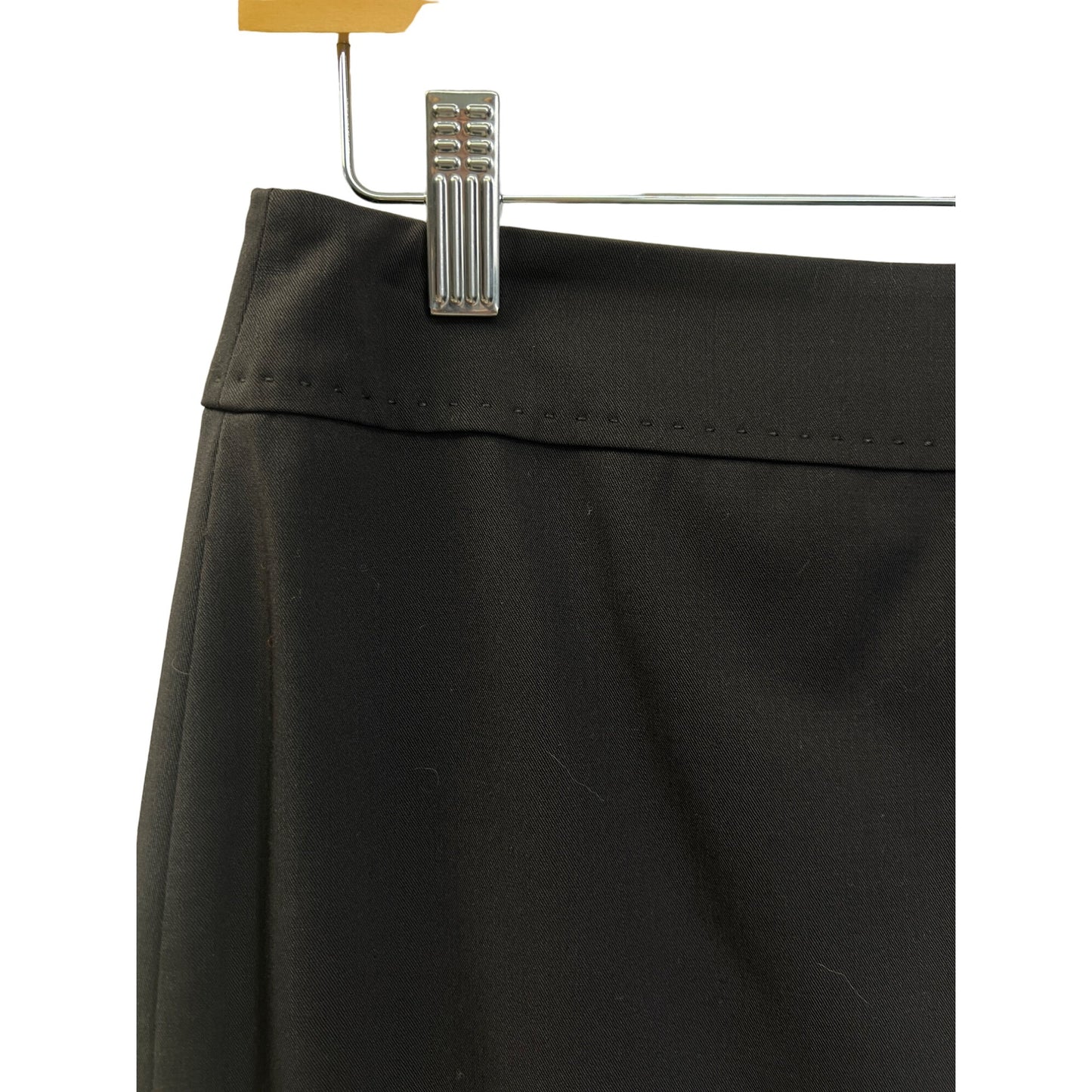 Elie Tahari Black Wool Pencil Straight Skirt