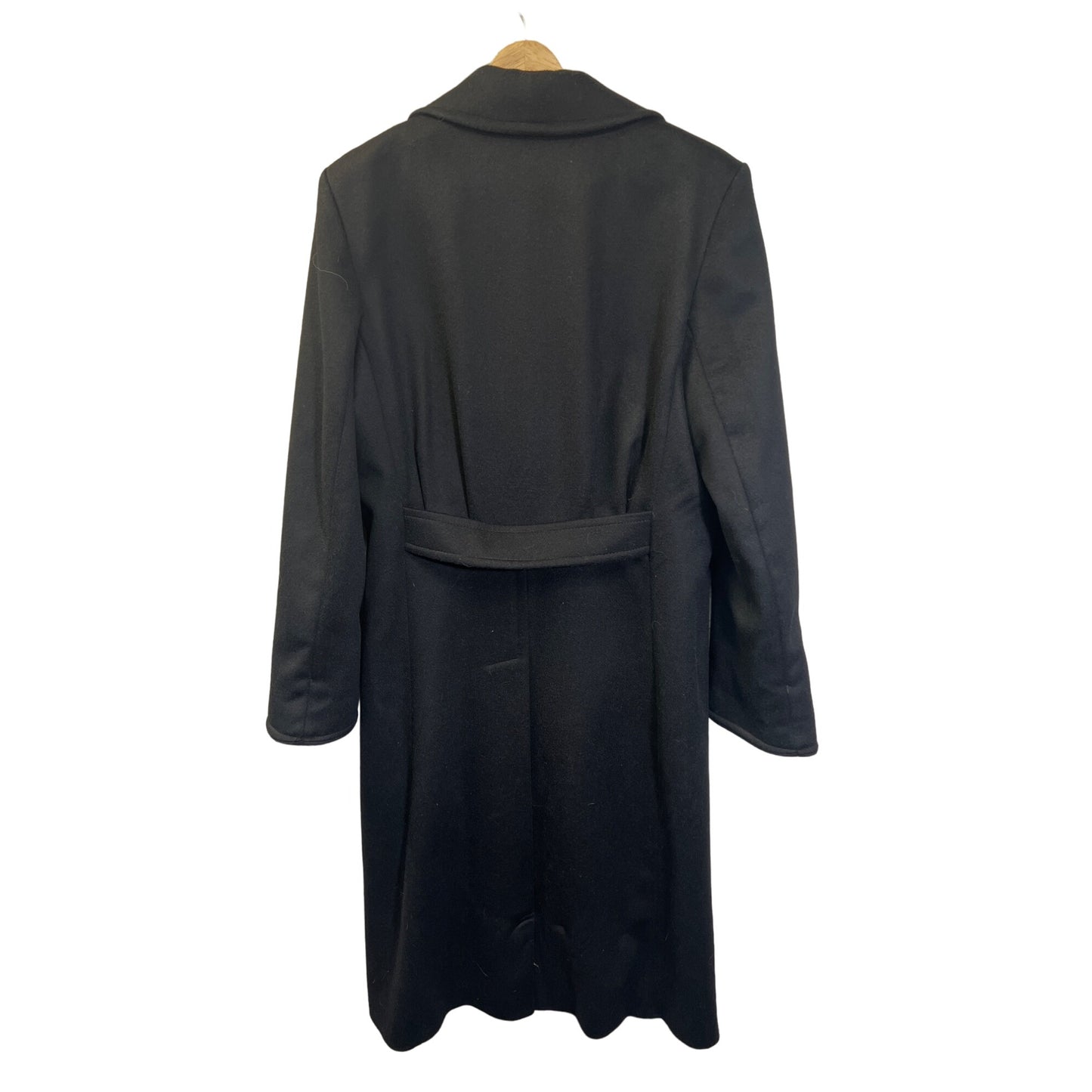 Ashley Scott Vintage 90's Wool Blend Long Overcoat
