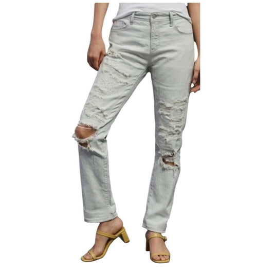 Pilcro and the Letterpress Slim Boyfriend Heavily Distressed Jean by Anthro