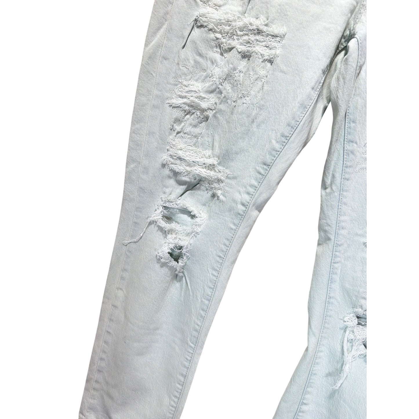 Pilcro and the Letterpress Slim Boyfriend Heavily Distressed Jean by Anthro