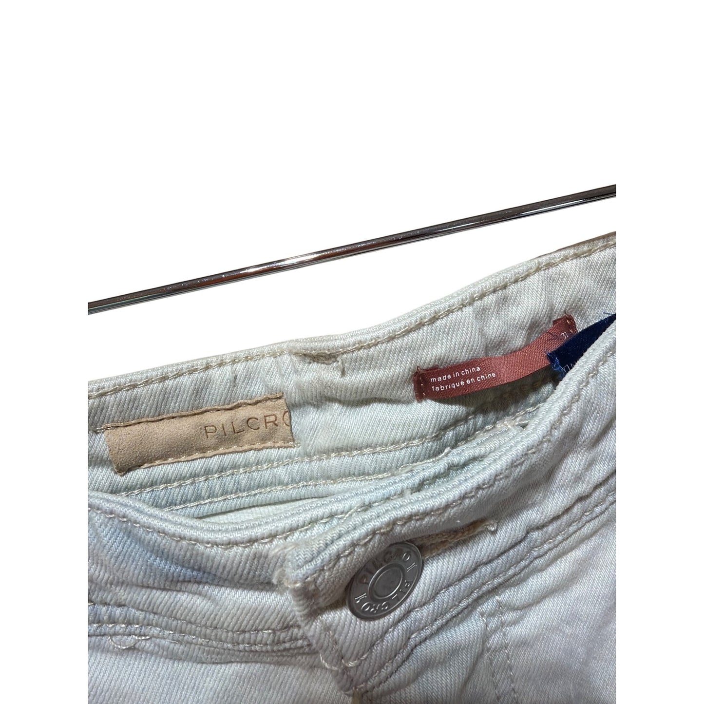Pilcro and the Letterpress Slim Boyfriend Heavily Distressed Jean by Anthro