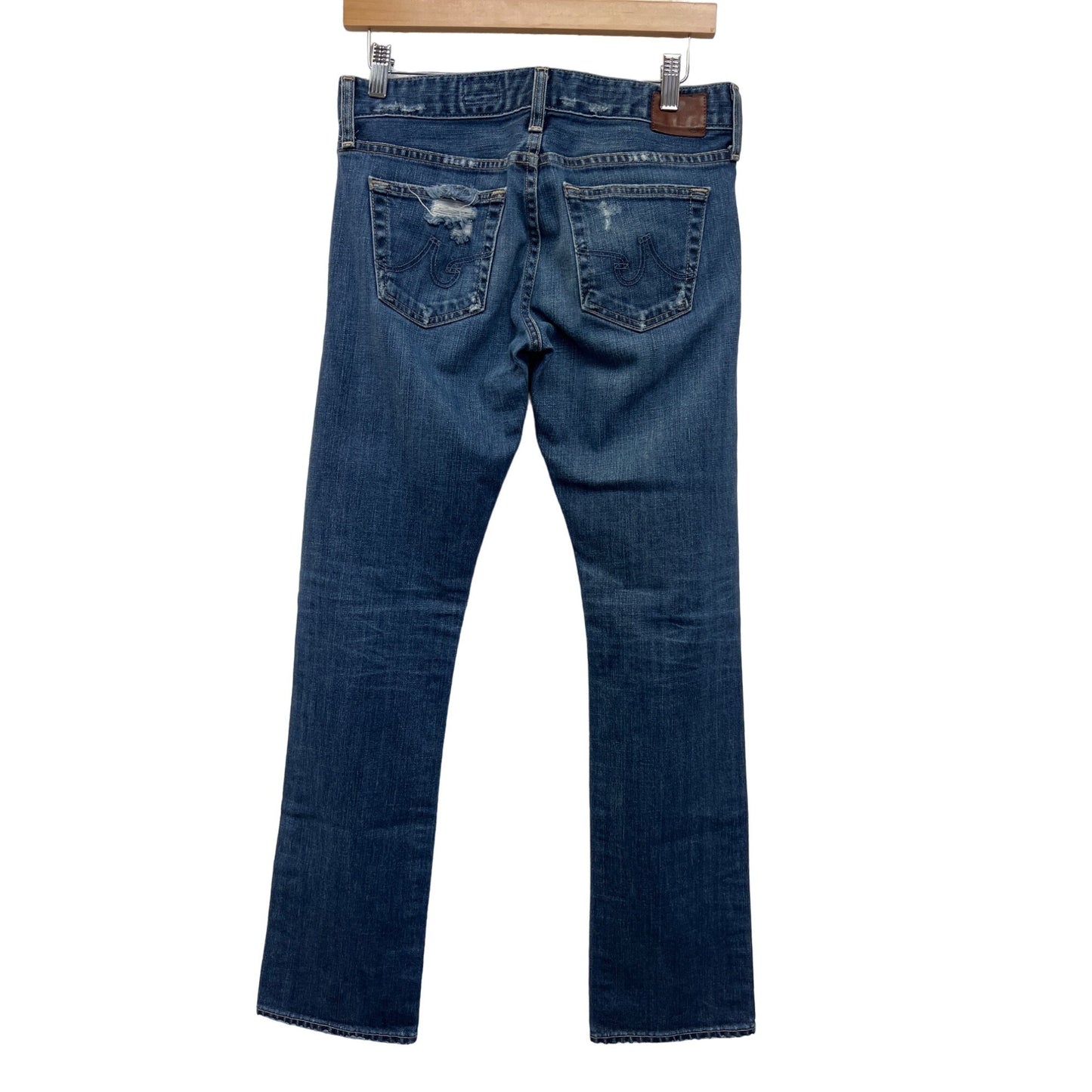 AG Adriano Goldschmied The Tomboy Relaxed Straight Distressed Jeans