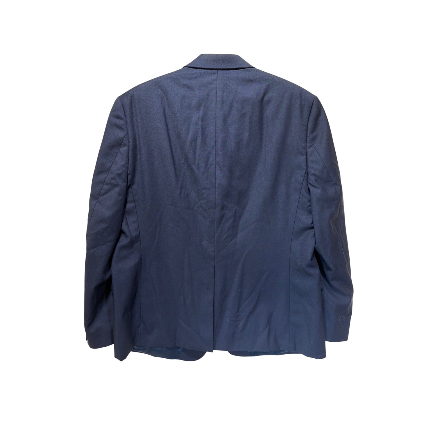 Lauren Ralph Lauren Mens Navy Wool University Blazer Gold Buttons Size 44S