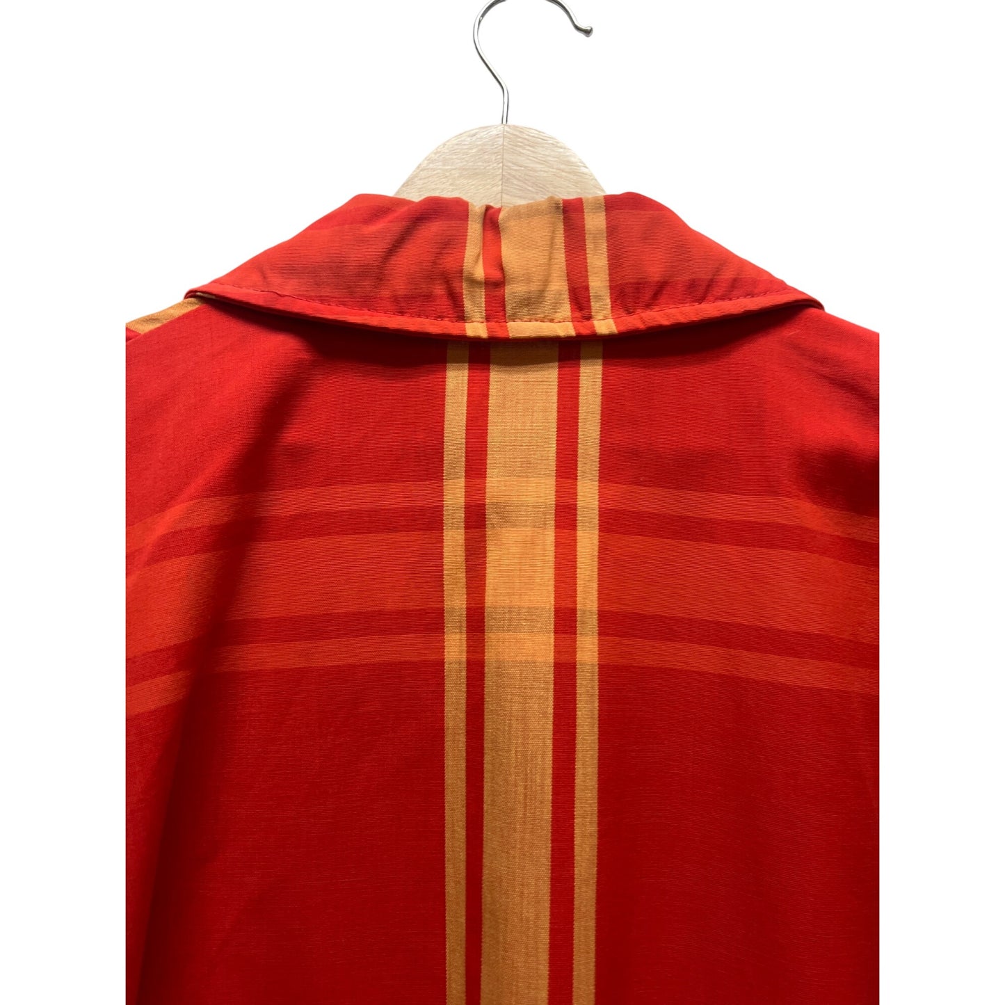 Martin Vintage 60's Red and Orange Plaid Full Zip Hipster Jacket