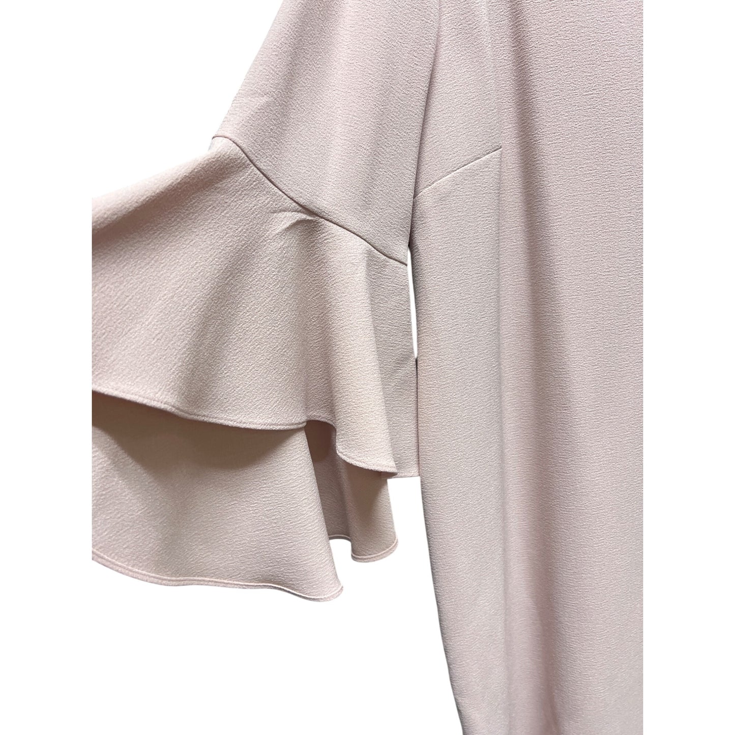 Chico's Pink Crepe Bell Sleeve Shift Dress