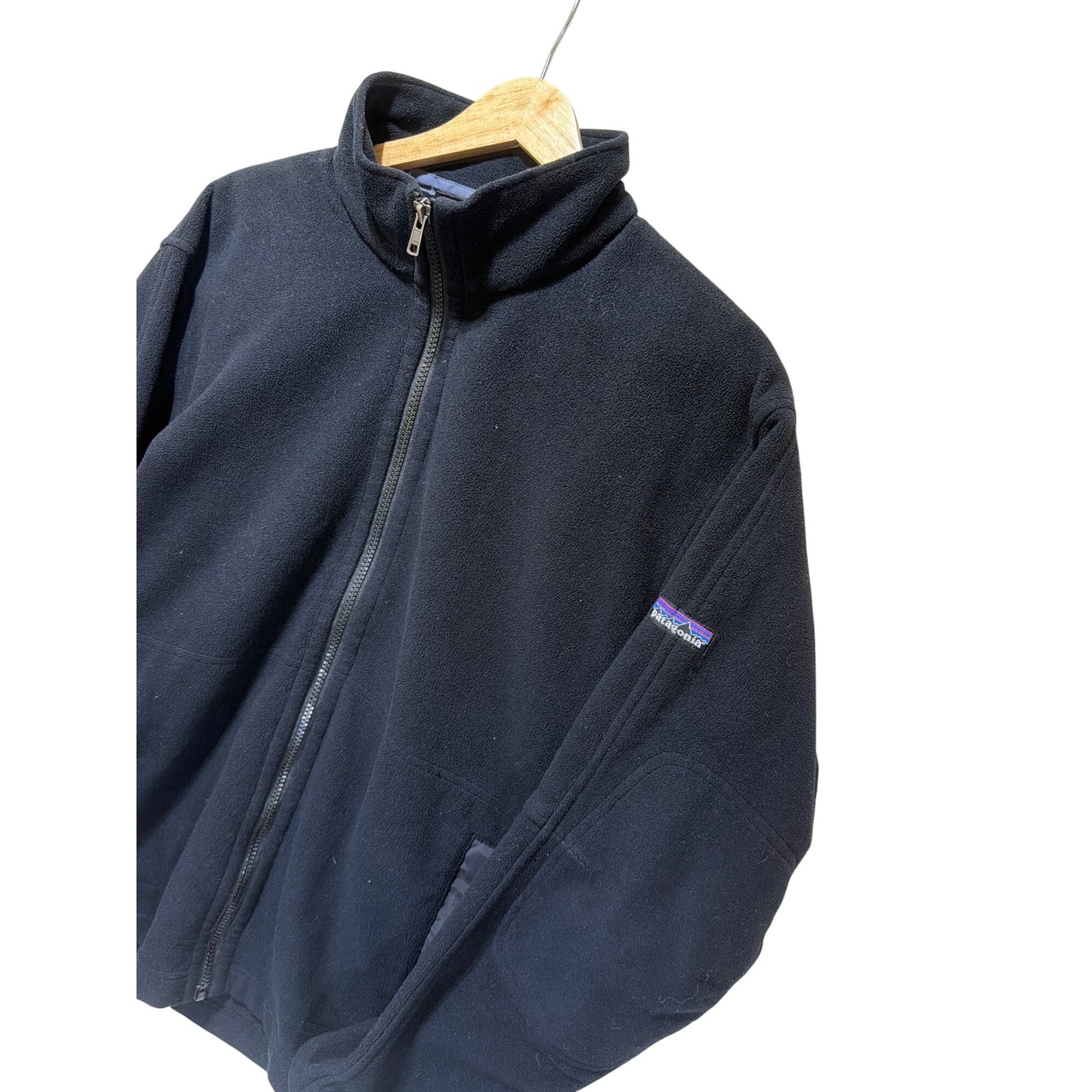 Patagonia Black Synchilla Full Zip Fleece Jacket Mens M Outdoor Warm