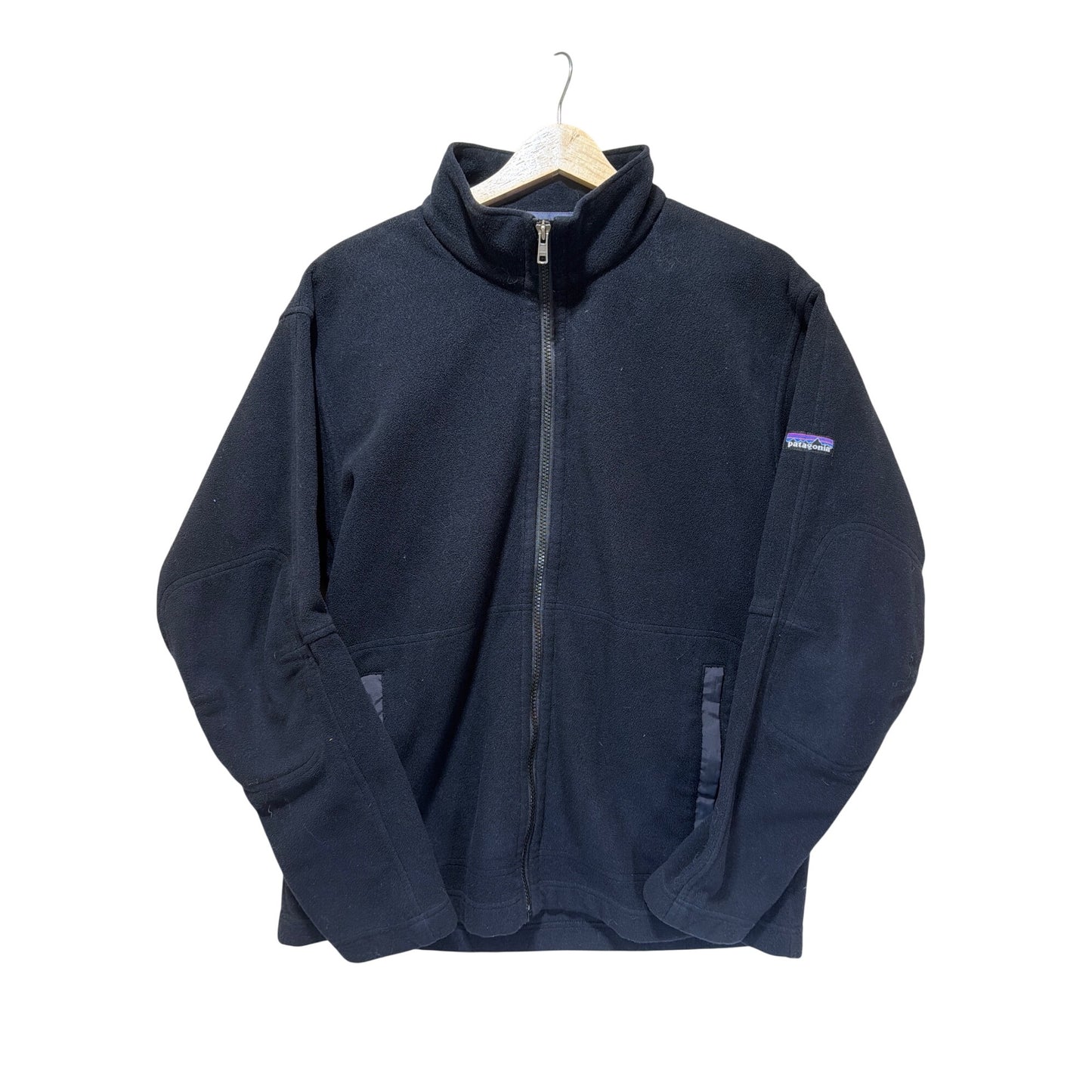 Patagonia Black Synchilla Full Zip Fleece Jacket Mens M Outdoor Warm