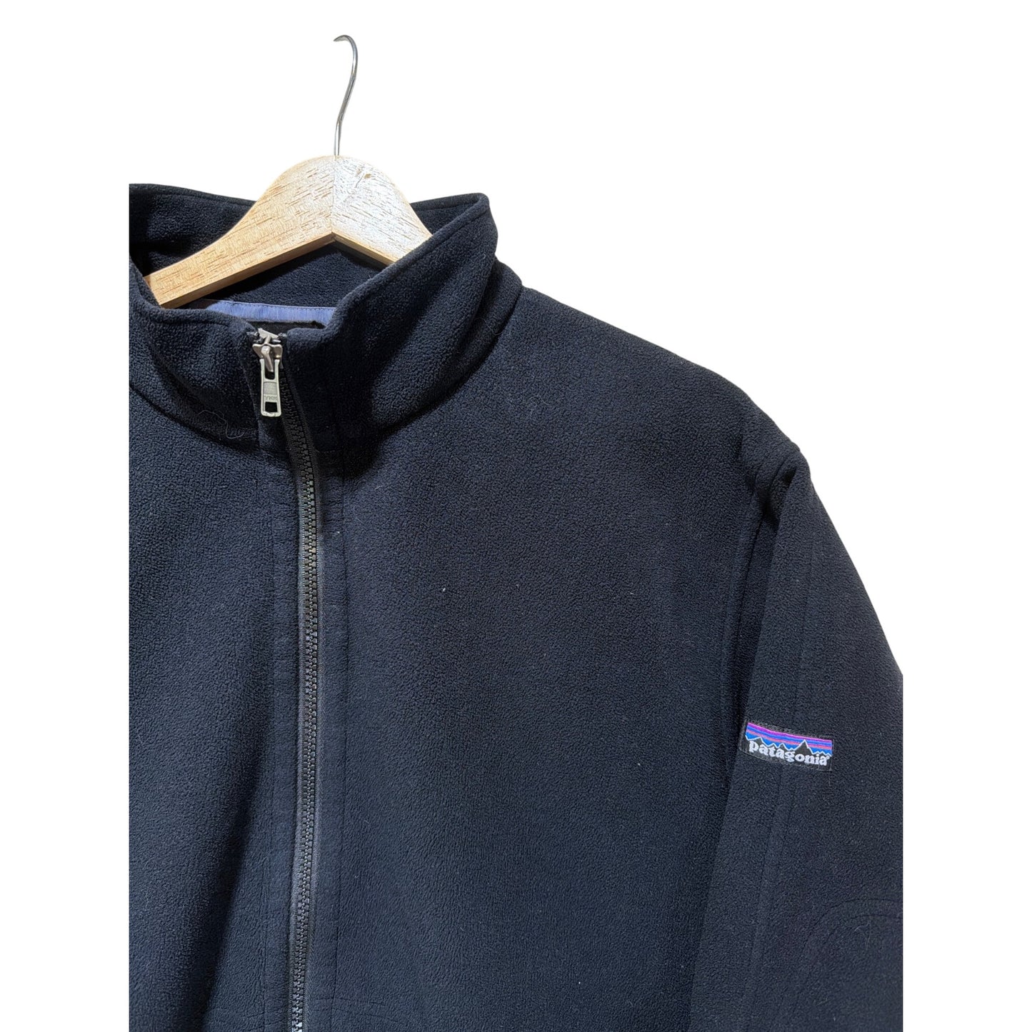 Patagonia Black Synchilla Full Zip Fleece Jacket Mens M Outdoor Warm