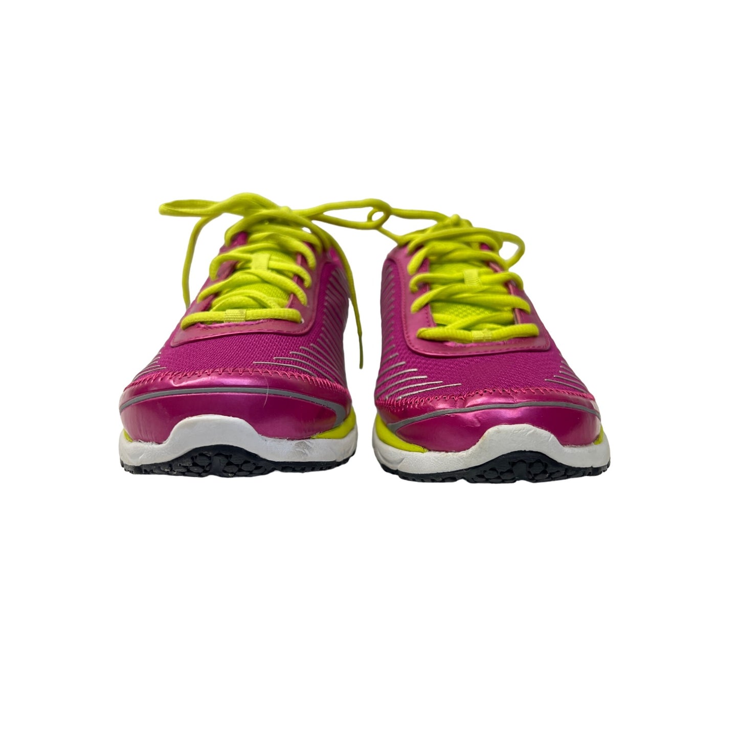 Avia Pink and Yellow Lynx Tennis Shoe Sneakers