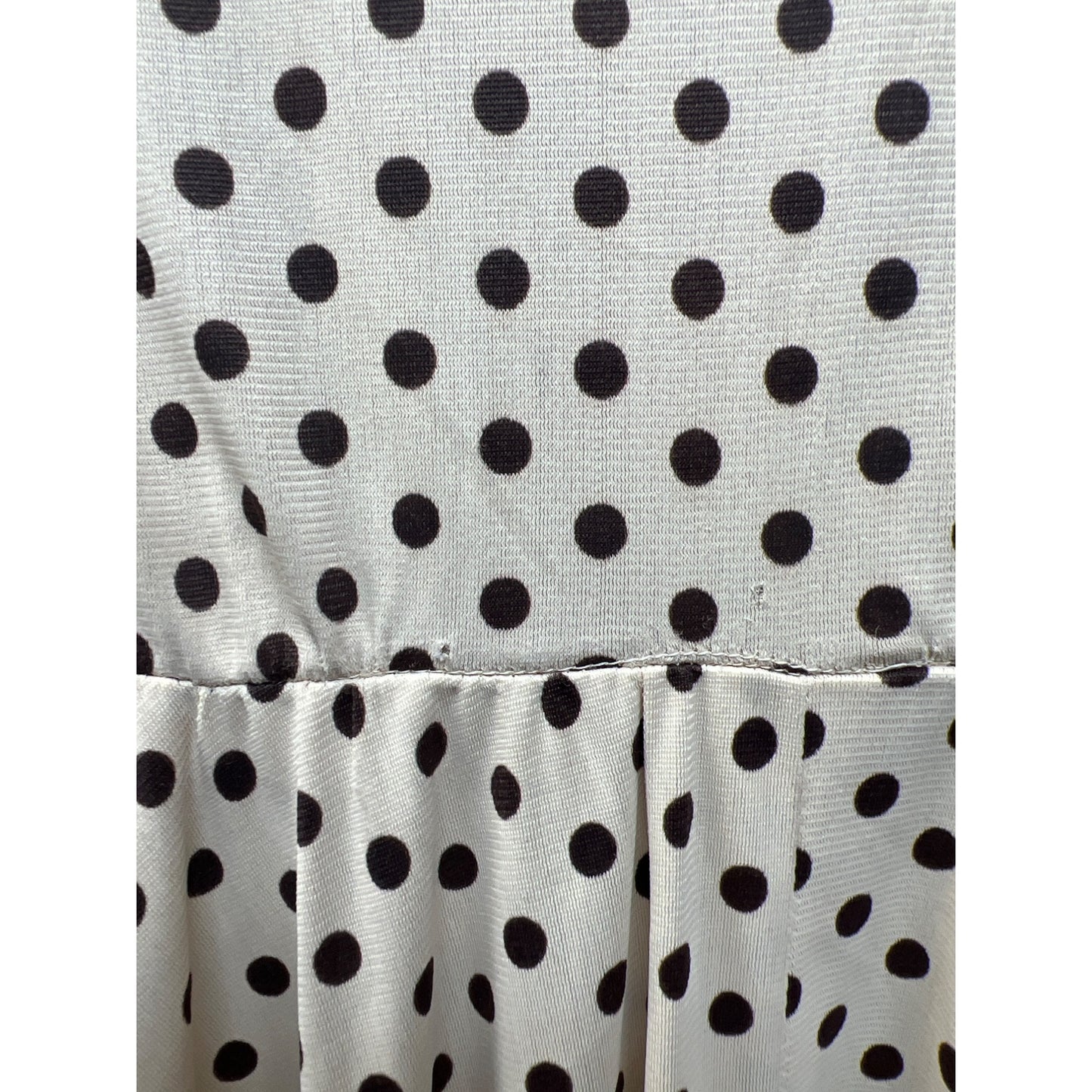 Saks Fifth Avenue Vintage 70's Polka Dot Shirt Dress