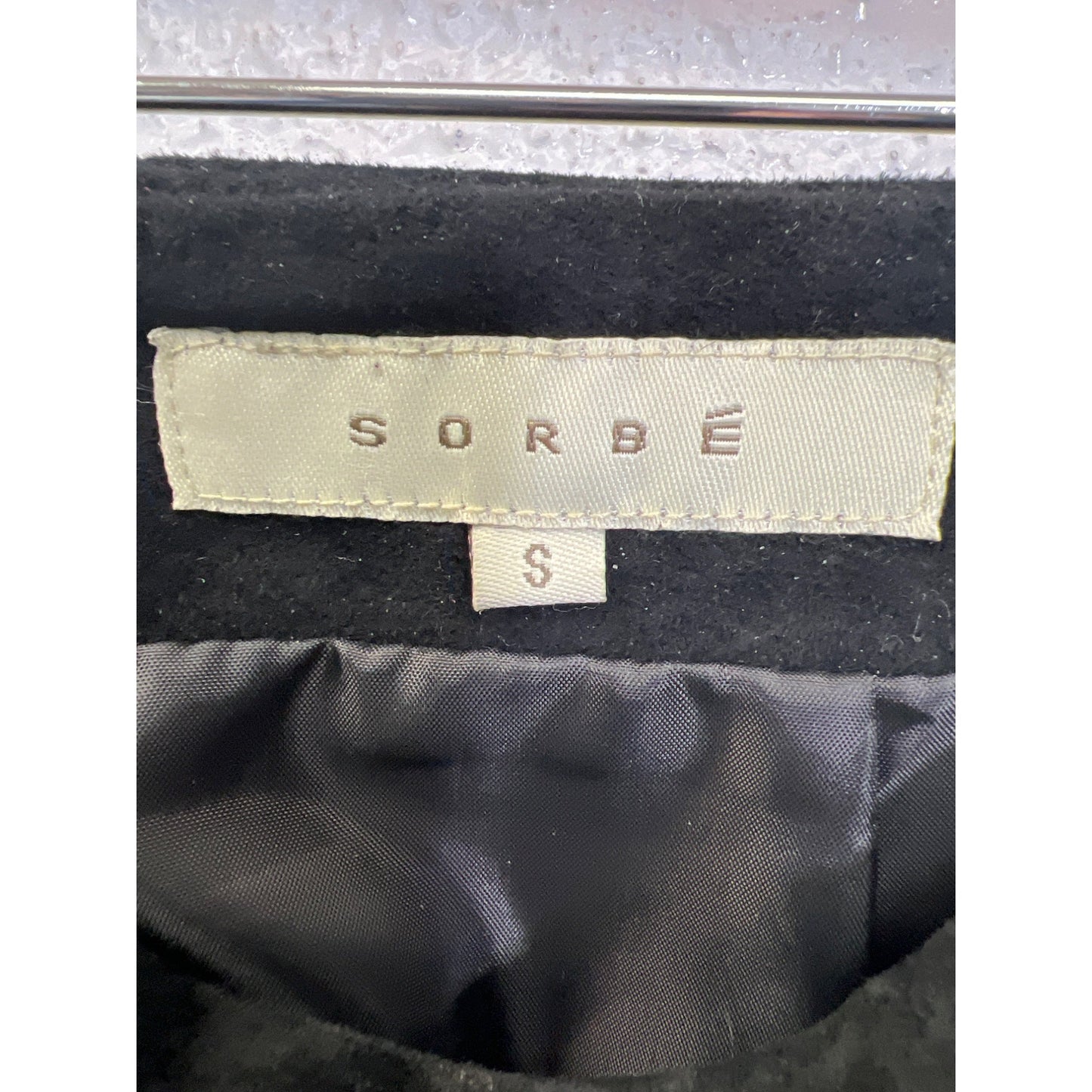 Sorbé Vintage Y2K Black Suede A-Line Pencil Skirt