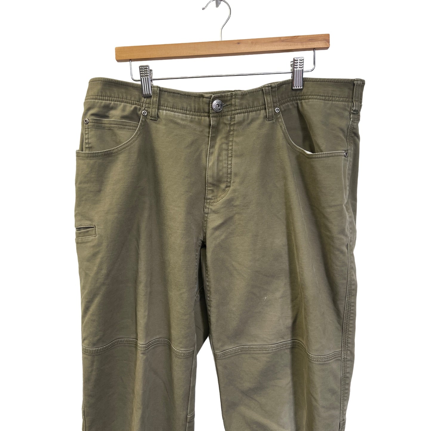 Cabela's Lined Olive Green Cargo Work Pants