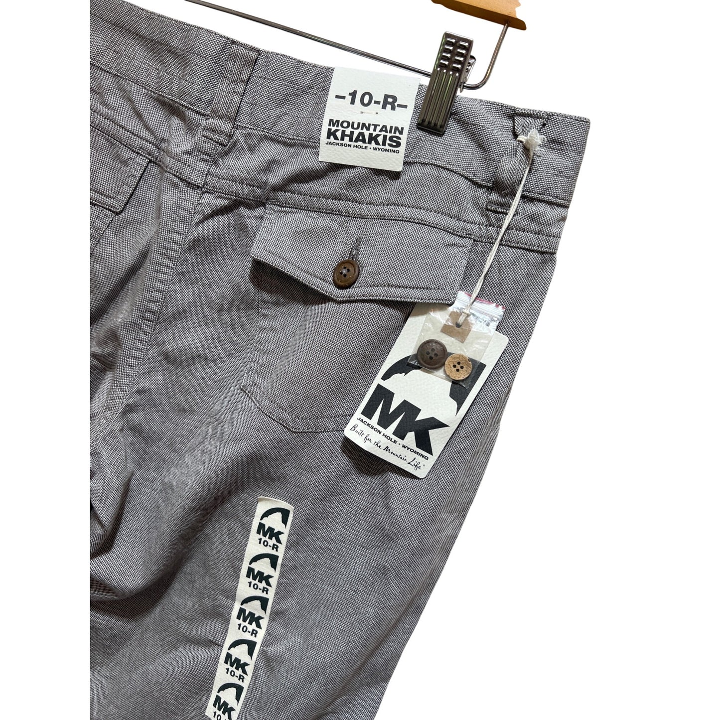 Mountain Khakis NWT Womens Twill Pants Gray Size 10 Regular Durable Casual Wear