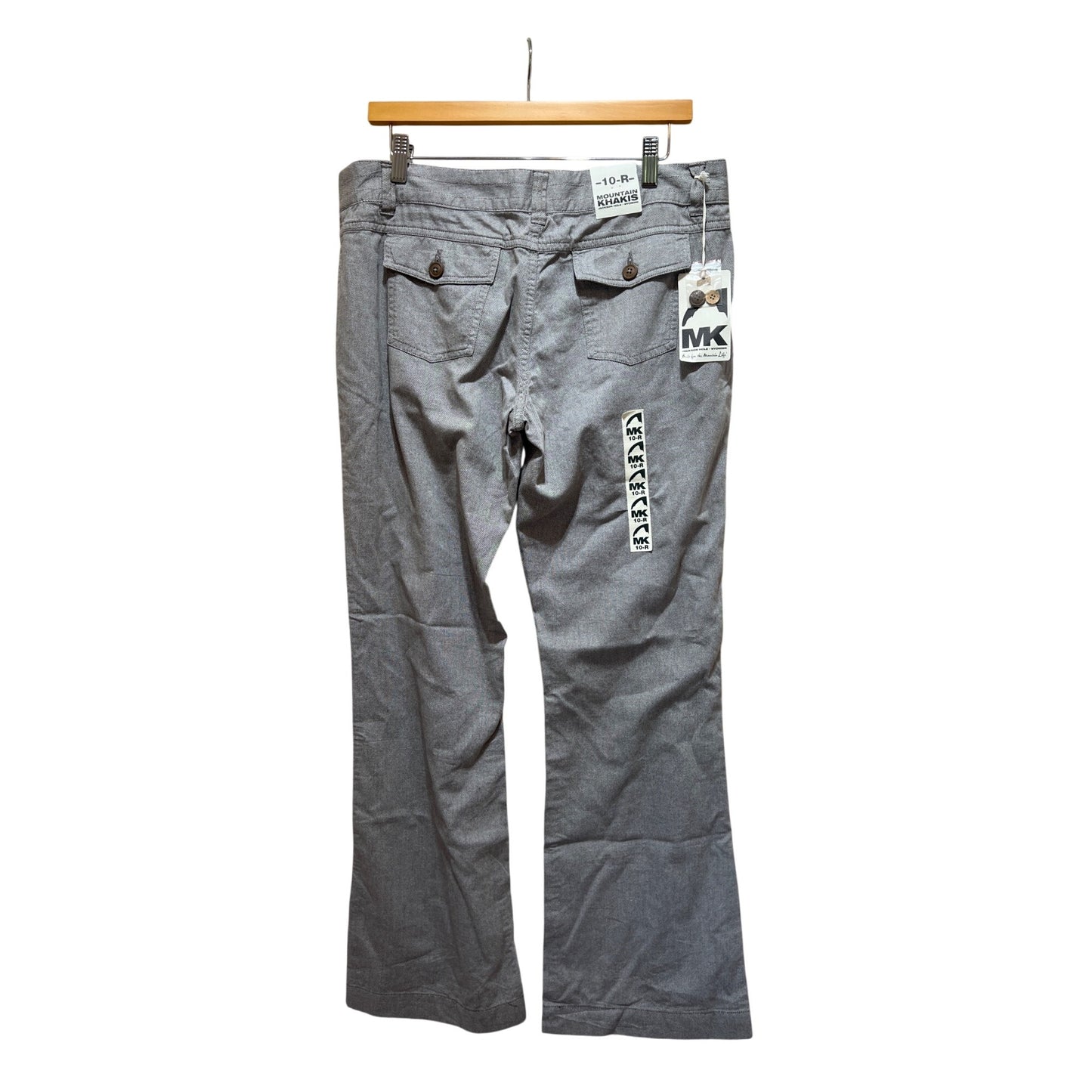 Mountain Khakis NWT Womens Twill Pants Gray Size 10 Regular Durable Casual Wear