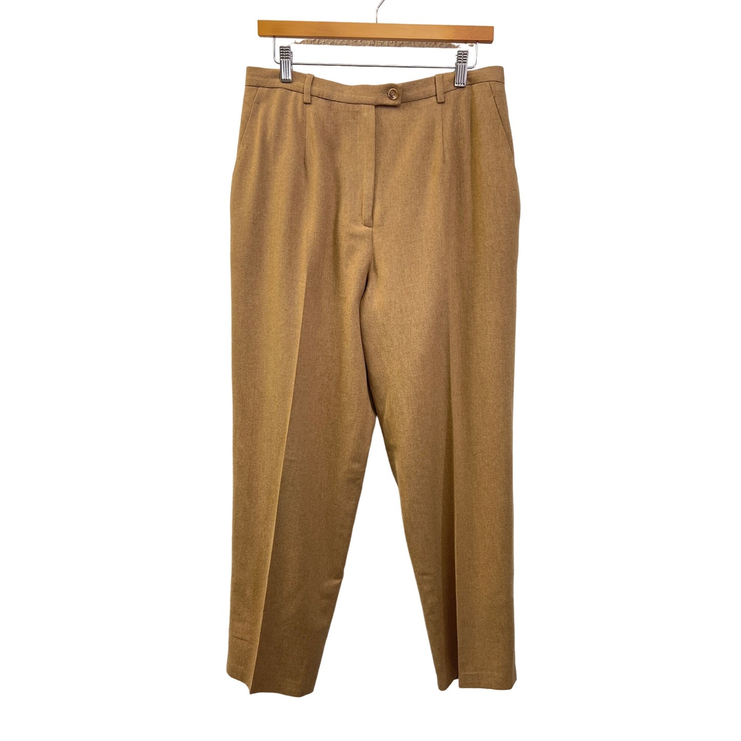 Pendleton Vintage Camel Tan High Waist Wool Trouser Pants