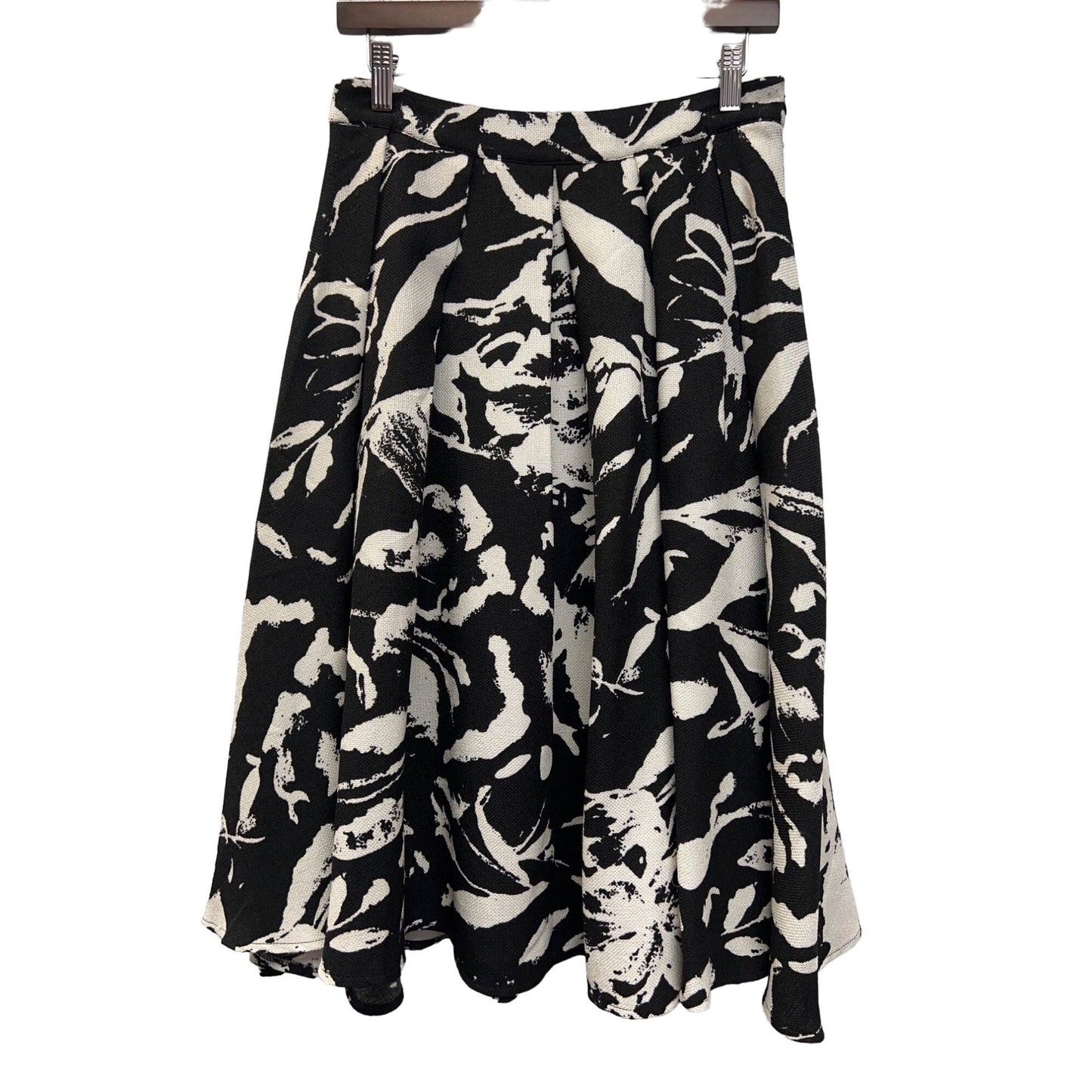 Lucy Paris Floral Pleated Midi Skirt