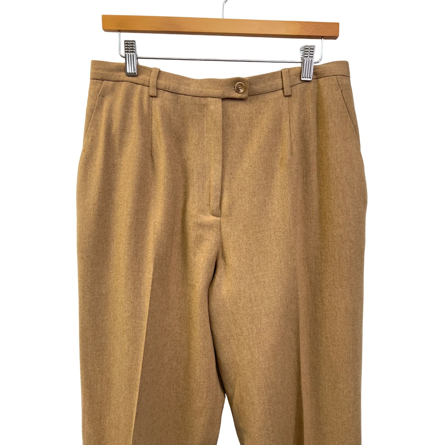 Pendleton Vintage Camel Tan High Waist Wool Trouser Pants