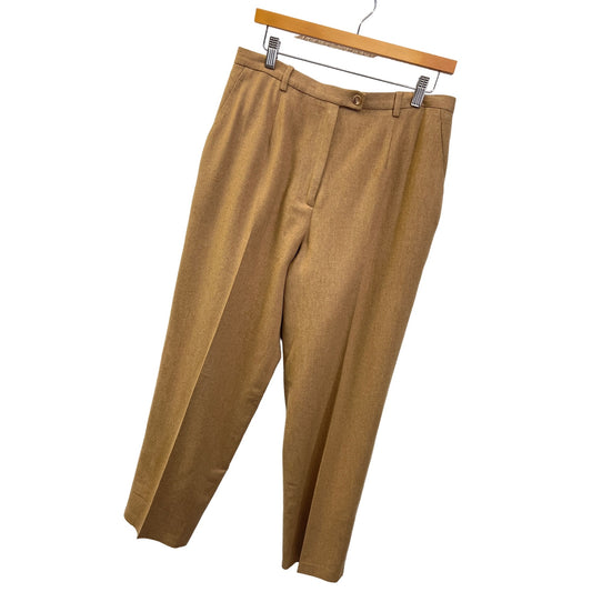Pendleton Vintage Camel Tan High Waist Wool Trouser Pants