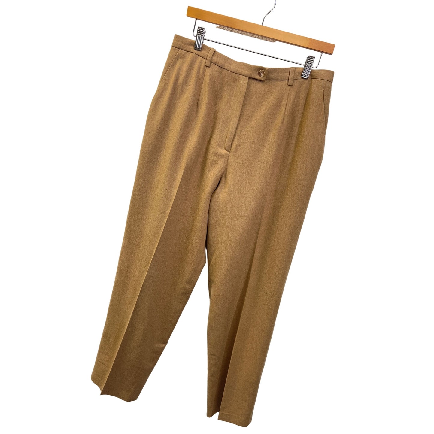 Pendleton Vintage Camel Tan High Waist Wool Trouser Pants