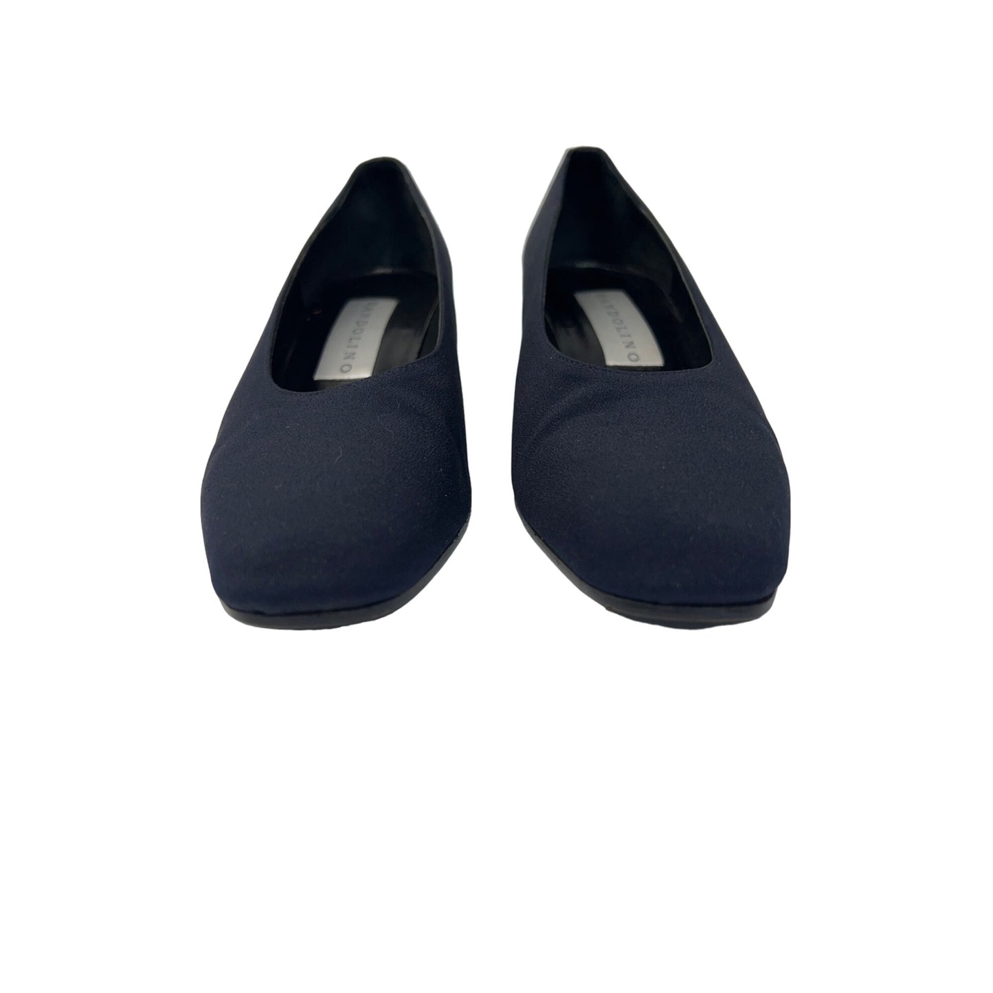 Bandolino Vintage Gisele Navy Blue Silk Pumps Heels