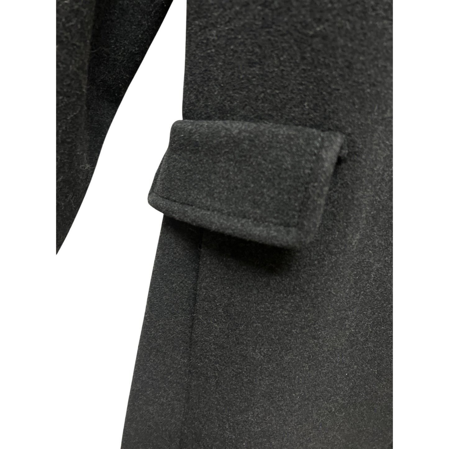 Forecaster Dark Gray Wool Cashmere Long Overcoat